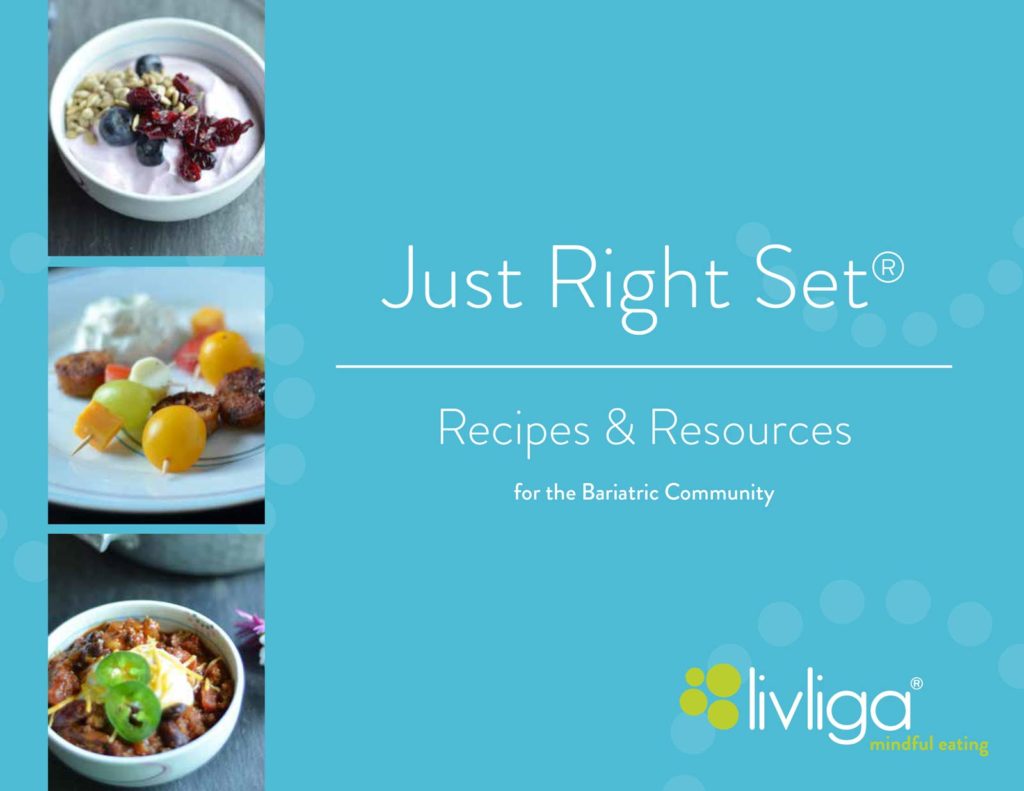Just Right Set®: Recipes & Resources for the Bariatric Community